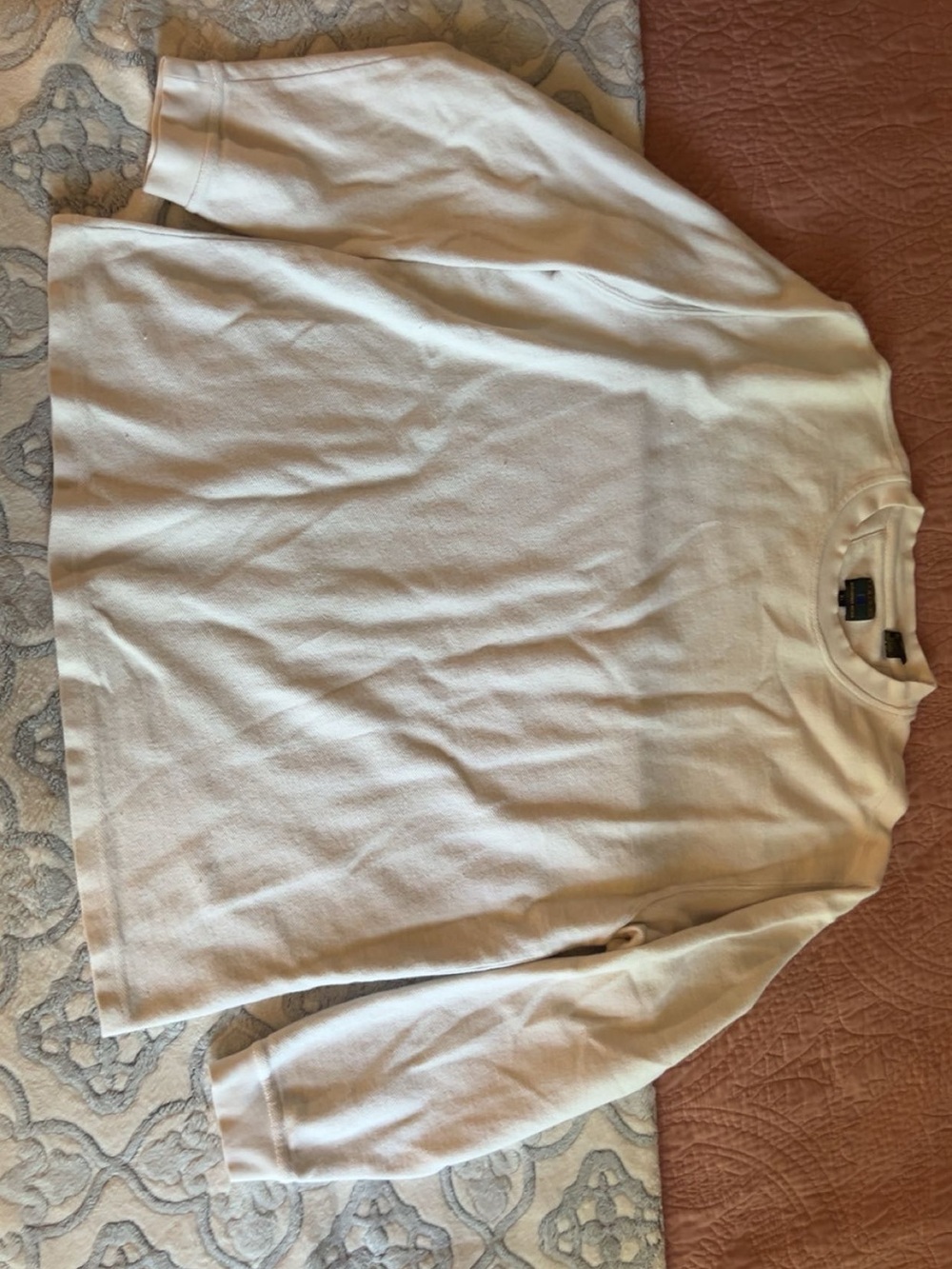 Alexander Julian Cream Crewneck Sweatshirt